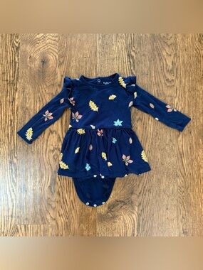 Kyte Baby Twirl Bodysuit in Fall Foliage 6-12mo